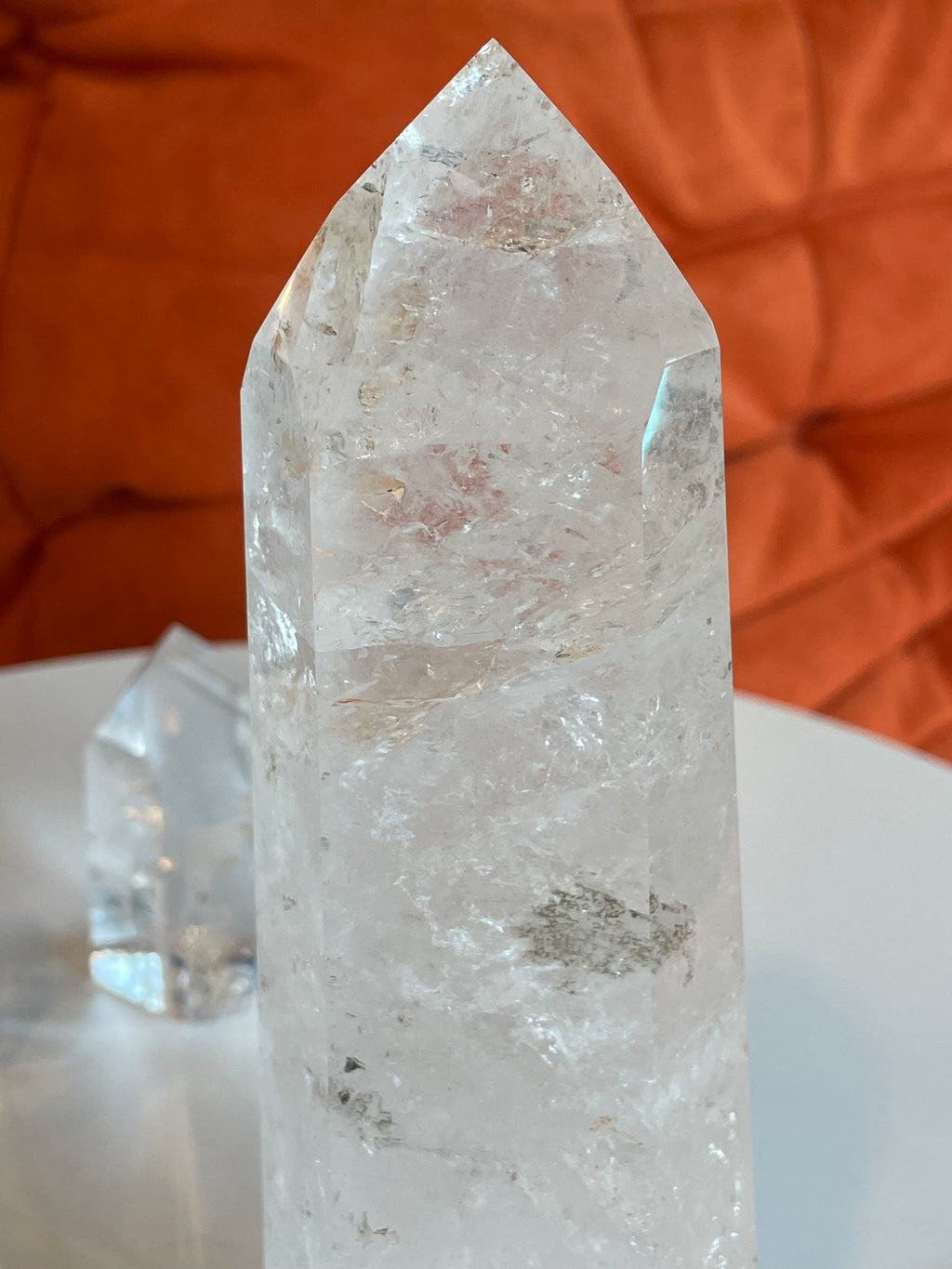 Large Clear Quartz Tower