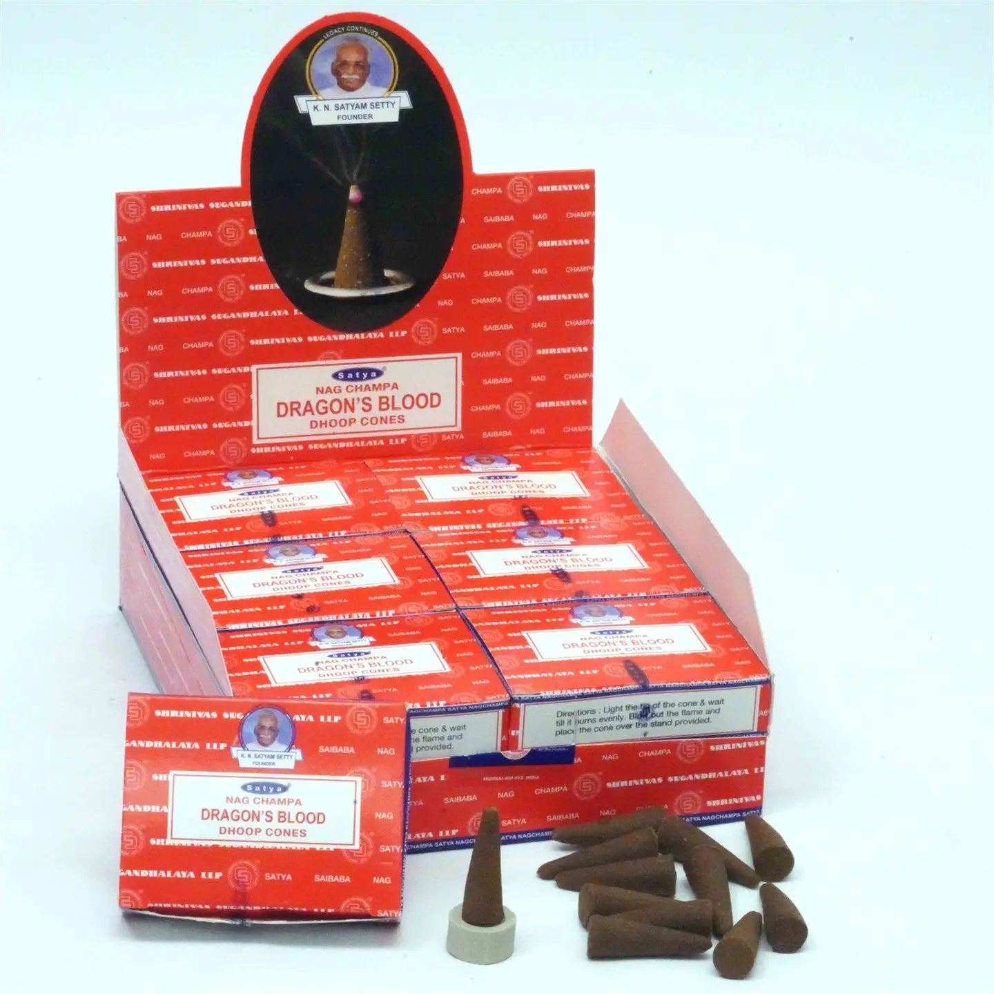 Satya Nag Champa Cones - Dragon's Blood