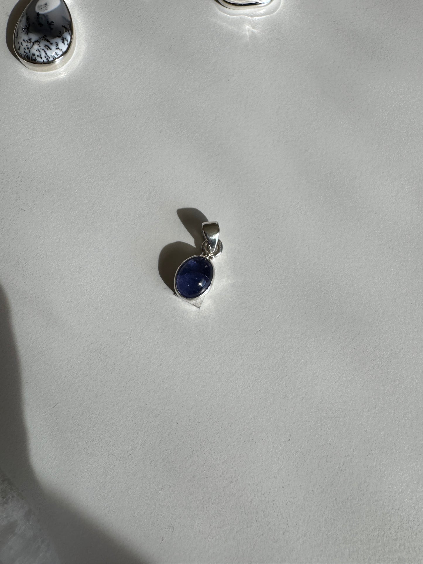 Tanzanite Necklace Pendant / Sterling silver .925