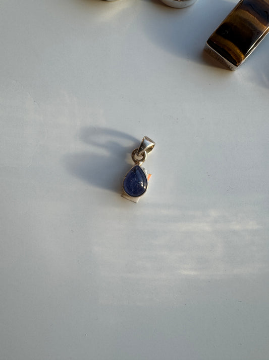 Tear Drop Tanzanite Necklace Pendant