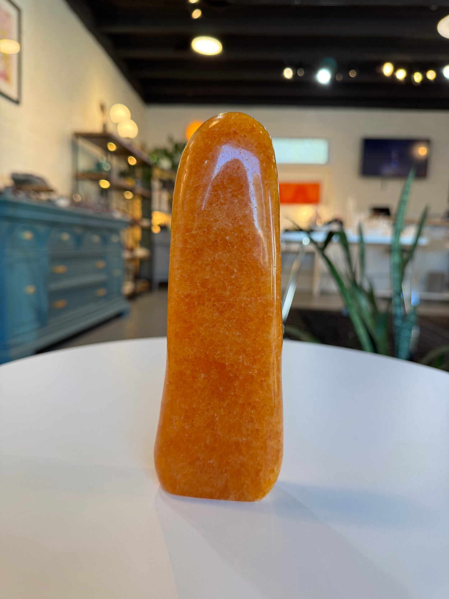 Orange Calcite Freeform #1