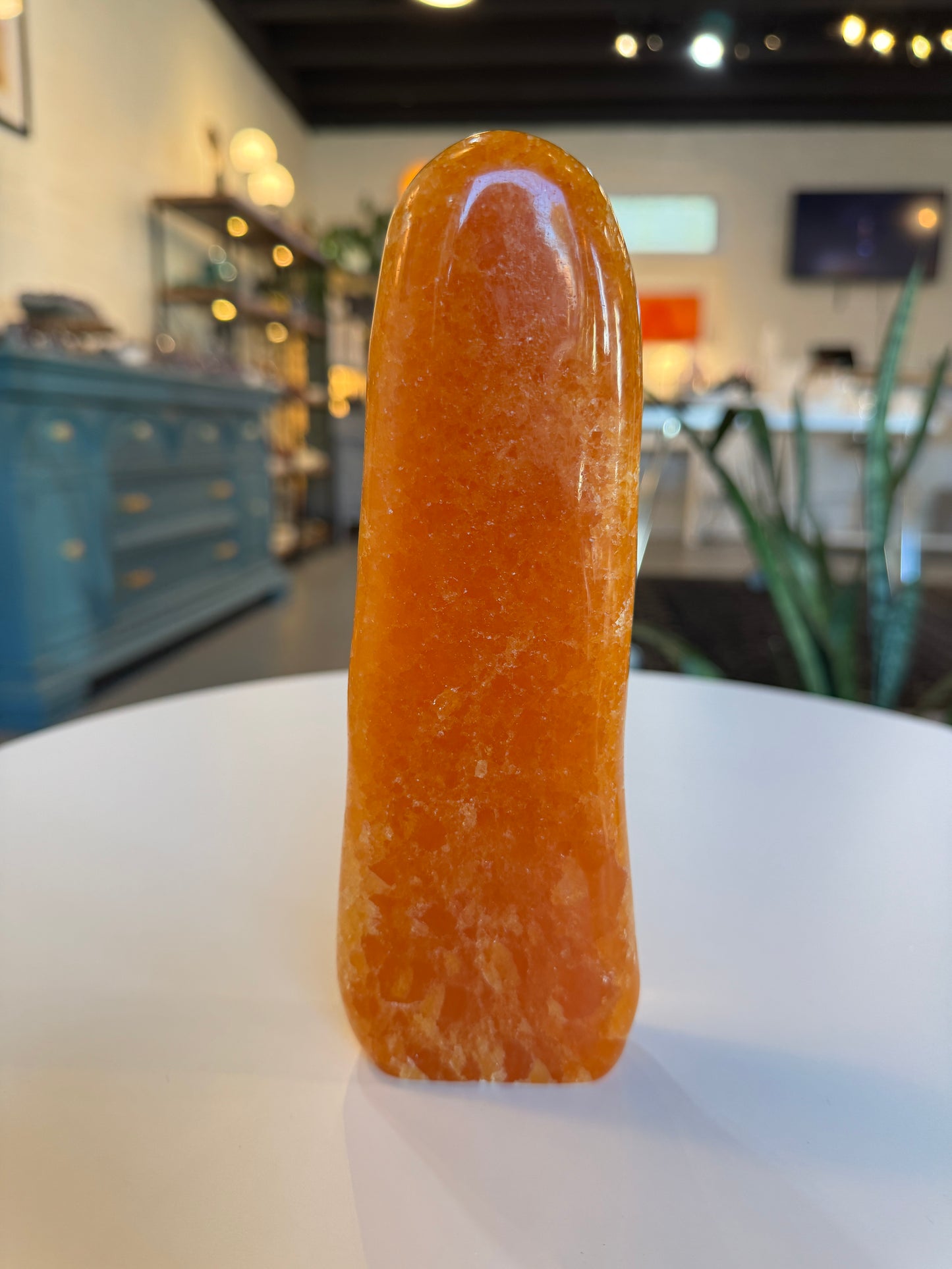 Orange Calcite Freeform #1