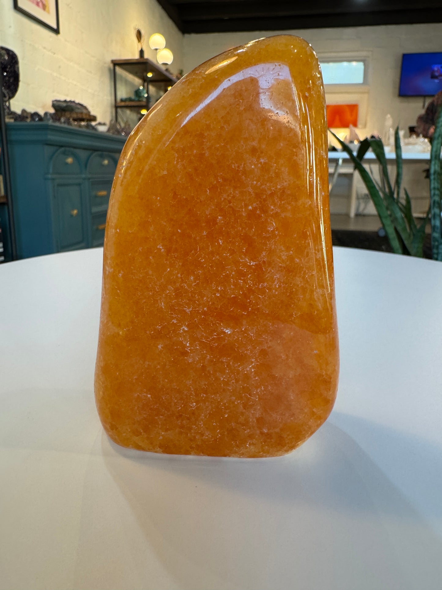 Orange Calcite Freeform #6