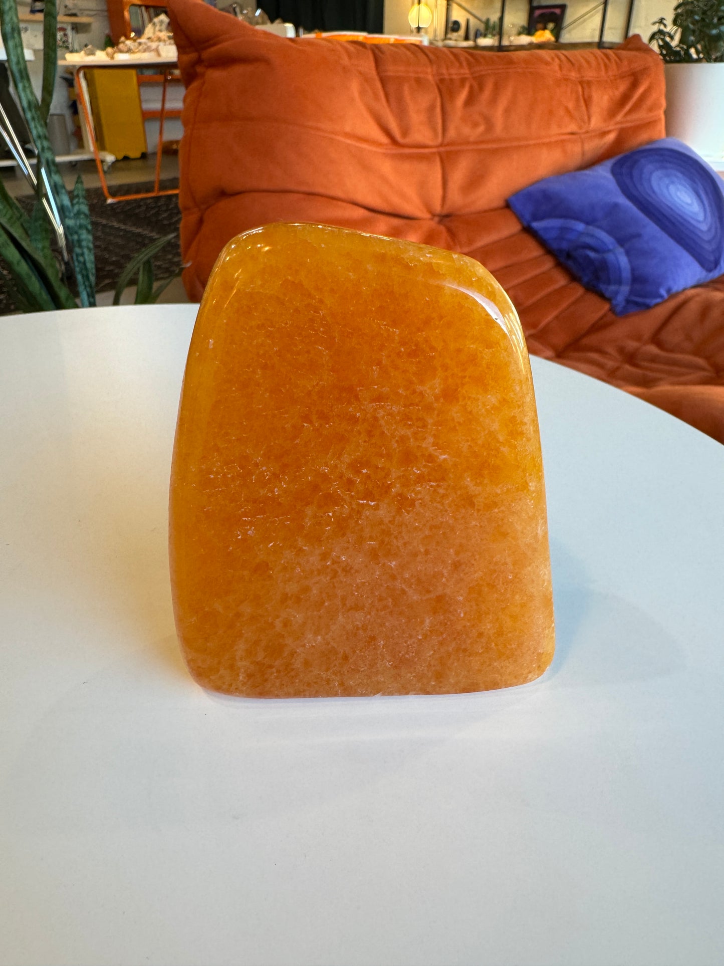 Orange Calcite Freeform #5