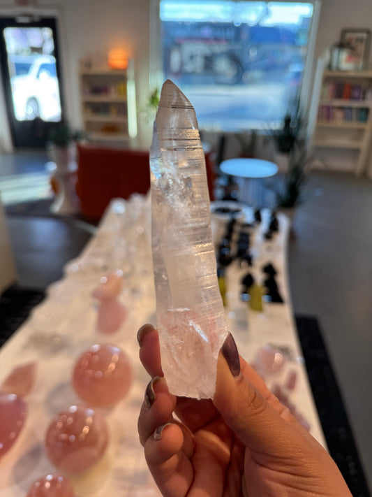 Raw Lemurian Quartz Point #5