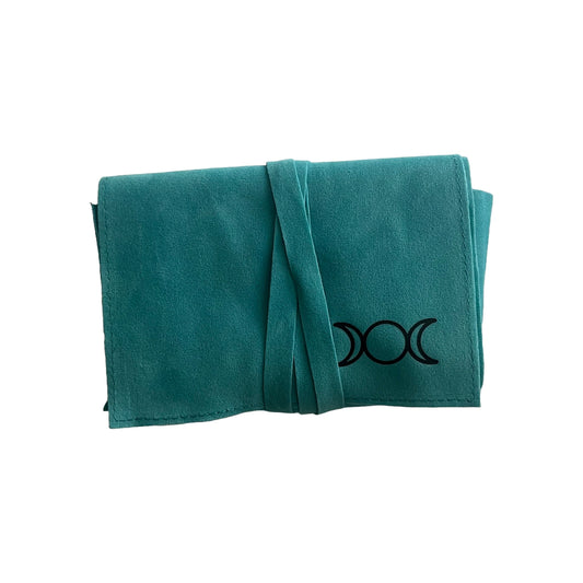 Triple Moon Velvet Tarot Bag