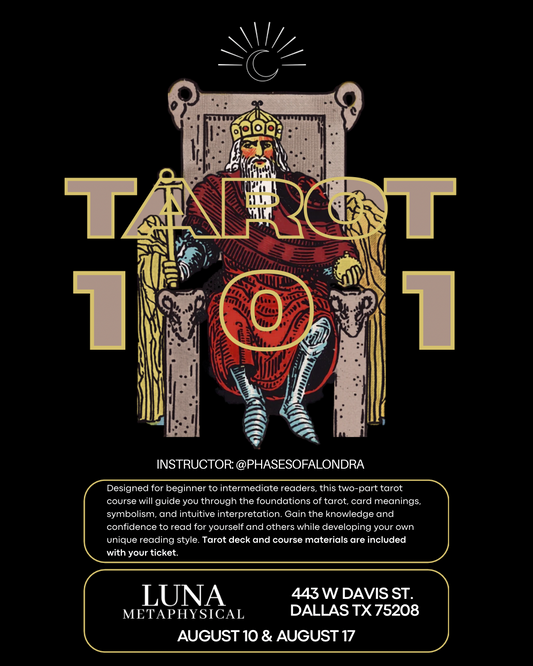 TAROT 101 COURSE : AUGUST 10th & 17th