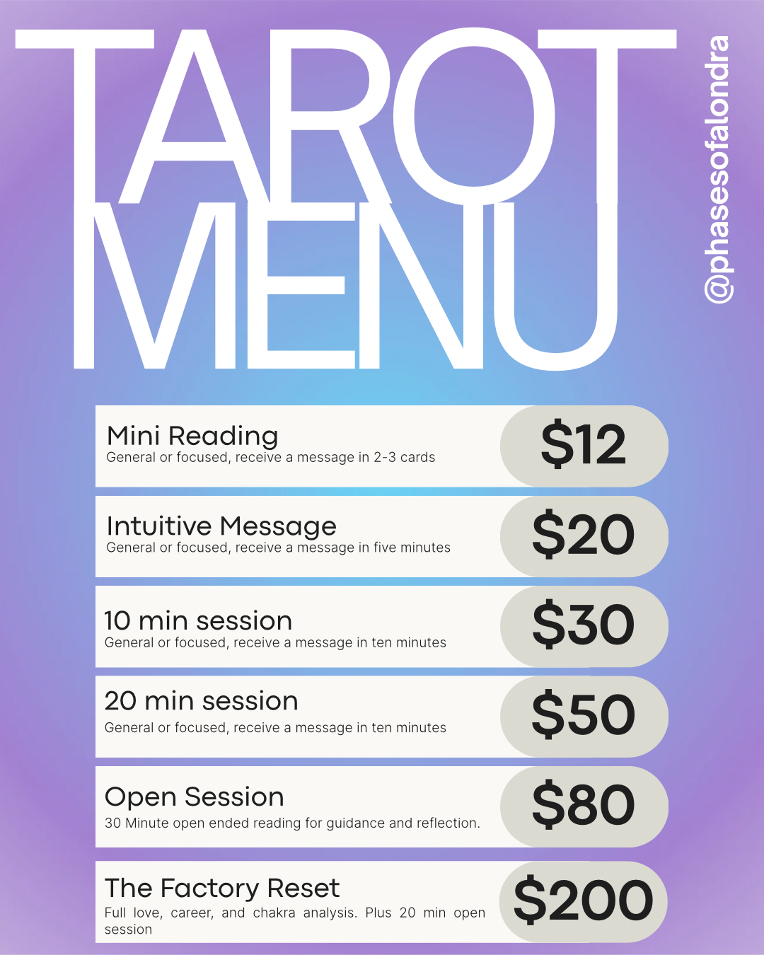 Intuitive Message Tarot Reading *