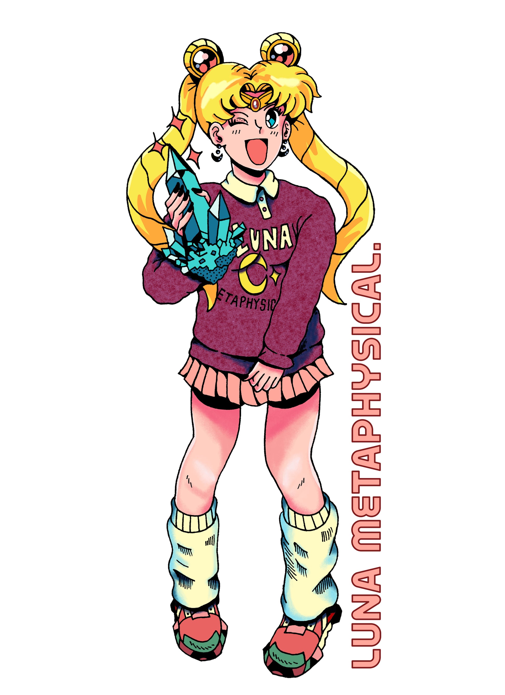 Sailor Moon Luna Sticker - Luna Metaphysical