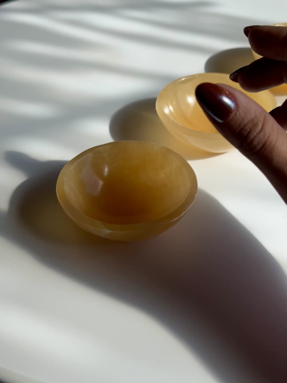 3” Orange Calcite Bowl