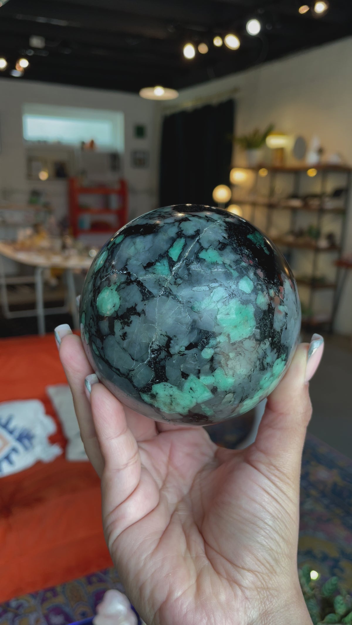 Colombian Emerald Sphere - EM04