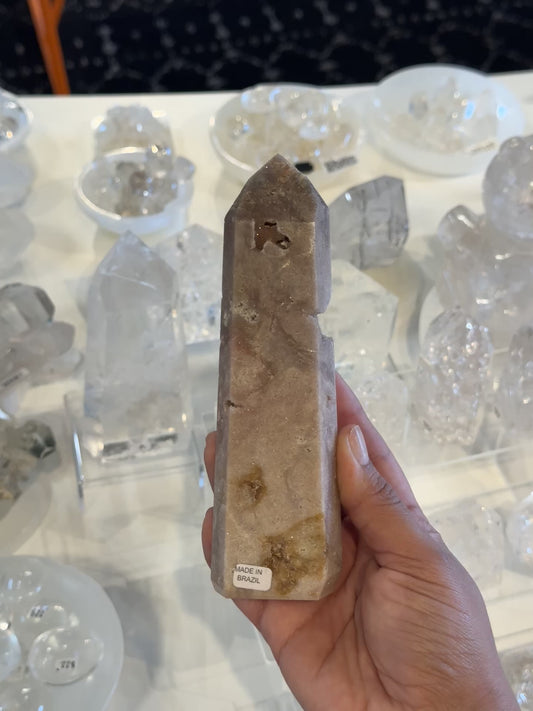 Pink Amethyst Tower PA-1