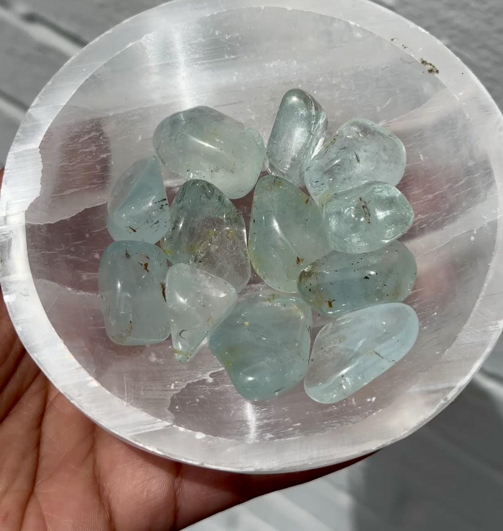 AAA Blue Topaz from Namibia