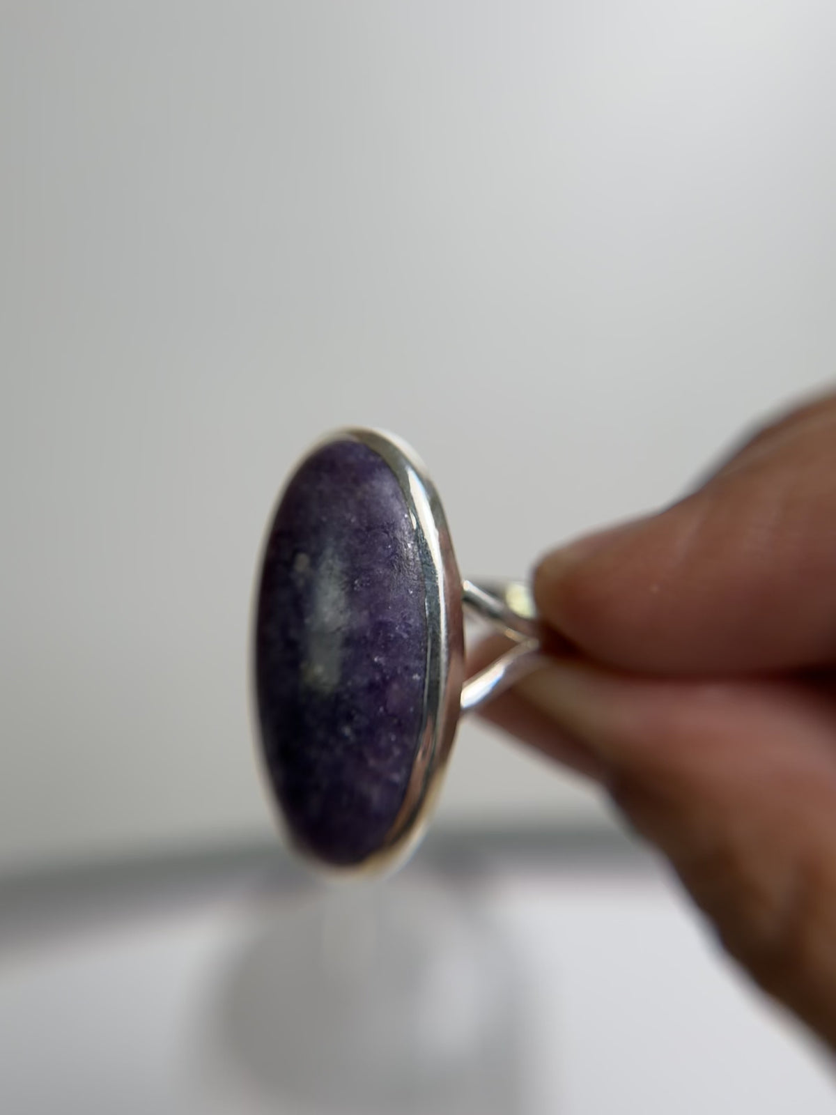 Lepidolite Ring Size 12